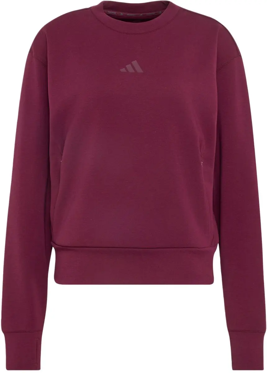 Adidas Performance Warm-Up Sweatshirt KS3296 - Dames XXL - Bordeaux - afbeelding 5 van 6