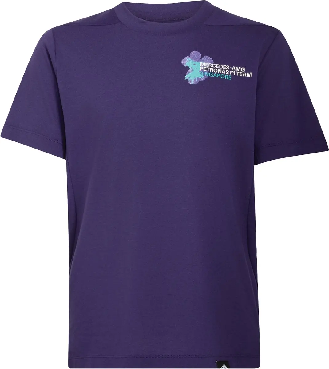 Adidas Performance Mercedes-AMG Petronas F1 Team Vanda Bloom T-shirt HZ9640 - 176 - Paars - afbeelding 6 van 6