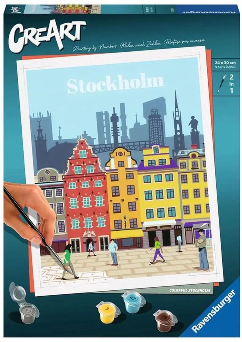 Ravensburger Colourful Stockholm Schilderen op nummer