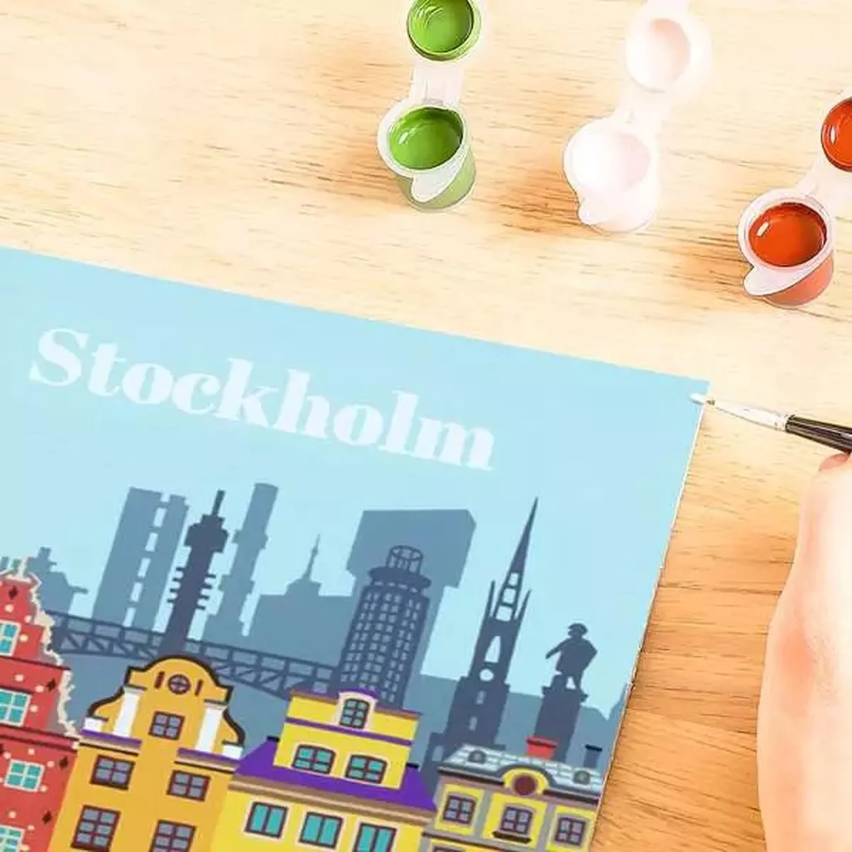 Ravensburger Colourful Stockholm Schilderen op nummer - Meerkleurig