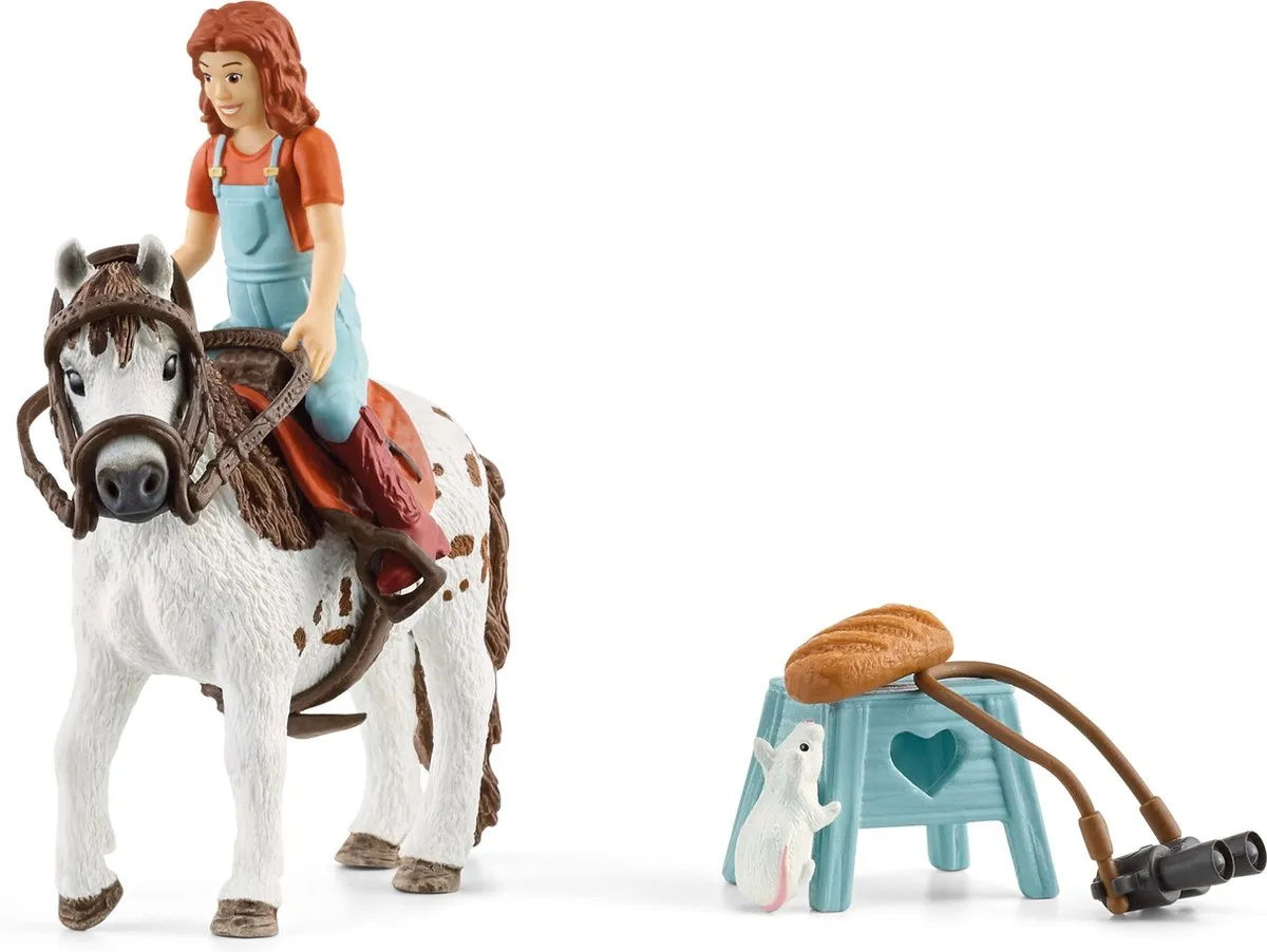 Schleich Horse Club Mia & Spotty Speelfigurenset 9-delig - Multicolor