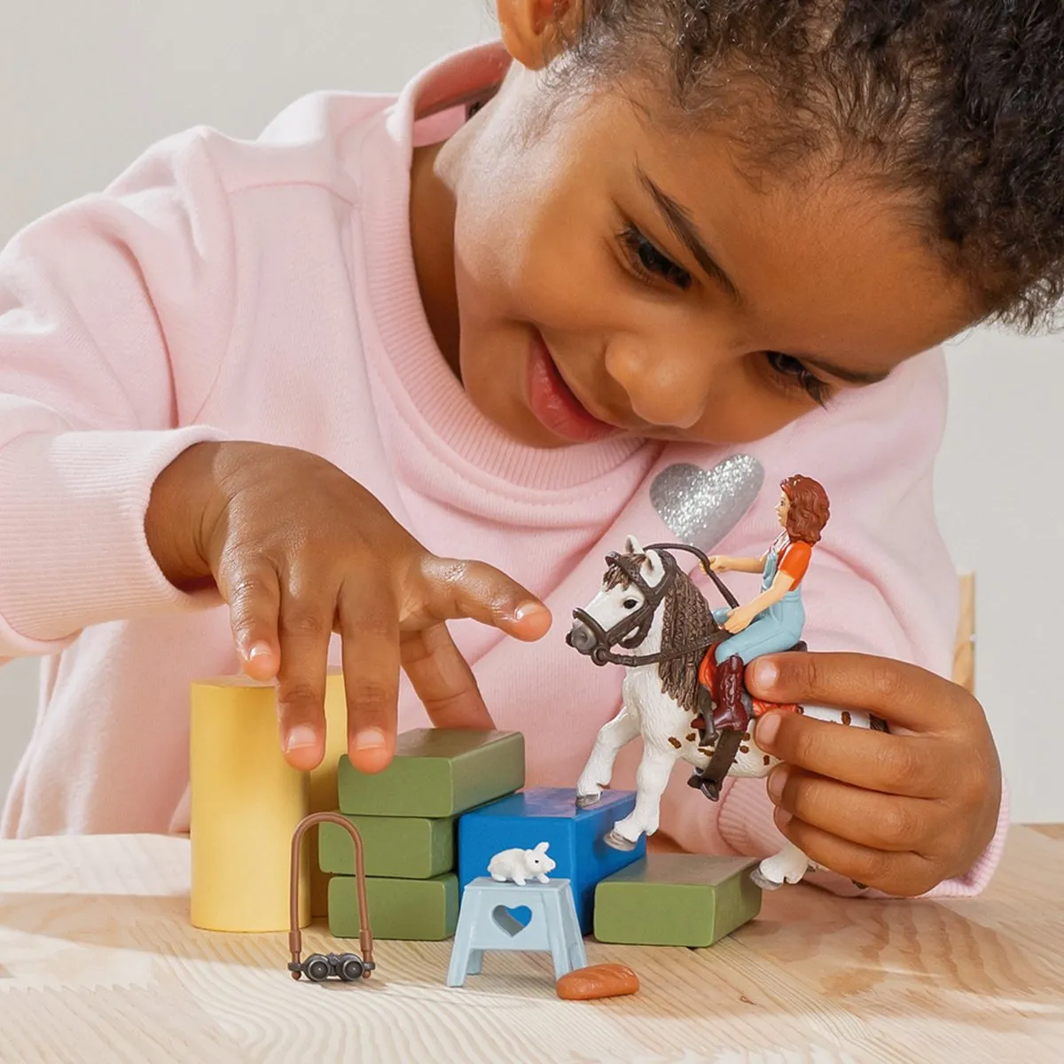 Schleich Horse Club Mia & Spotty Speelfigurenset 9-delig - Multicolor
