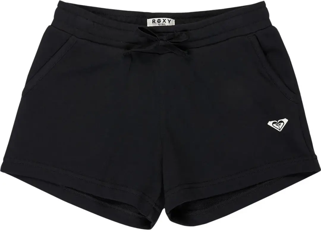 Roxy Surf Feeling Terry Korte Sportbroek Zwart 16 Years Meisje