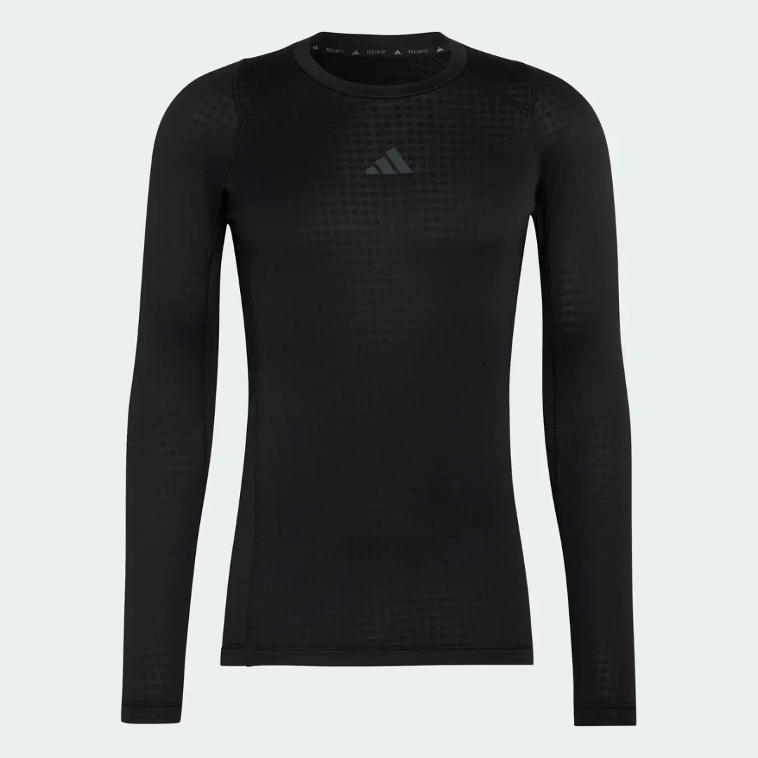 Adidas Performance Techfit Climawarm Longsleeve - KV1642 - Zwart - afbeelding 5 van 6