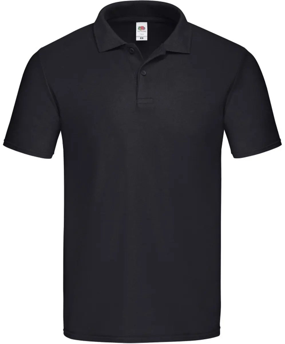Fruit of the Loom Origineel Poloshirt Grijs - S