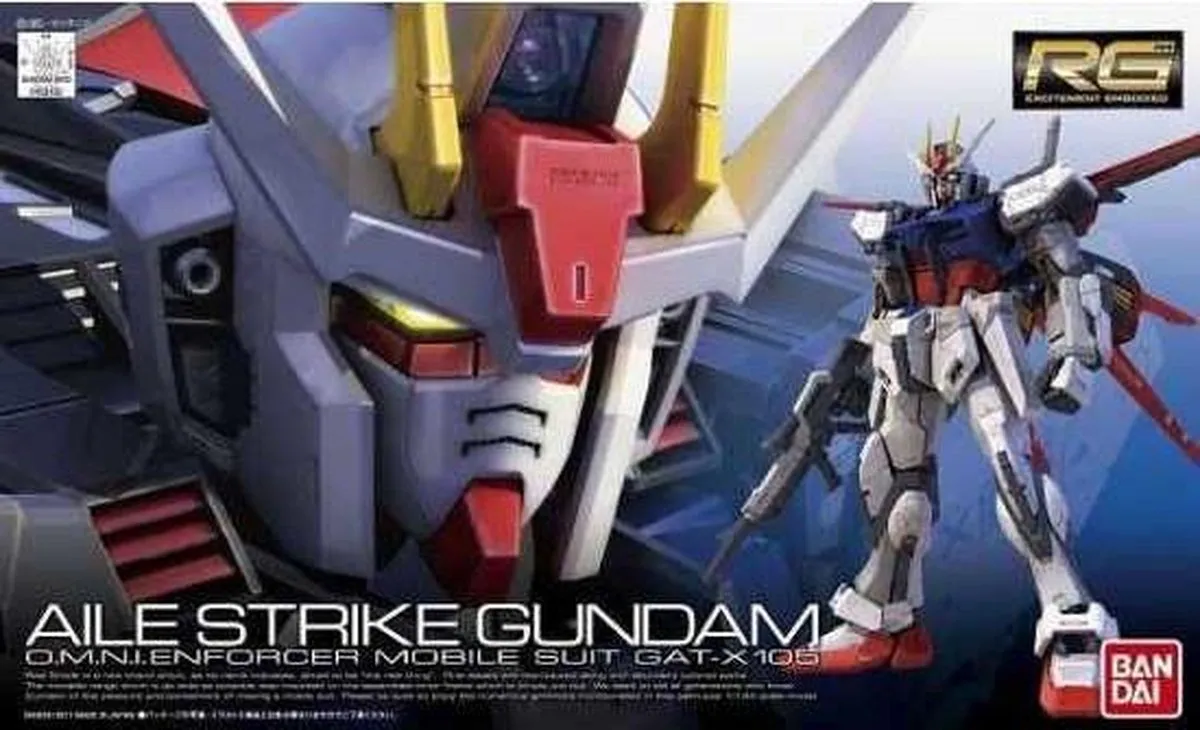 Bandai Gundam Aile Strike Bouwpakket 1:144 - 150-delig - Wit/Rood