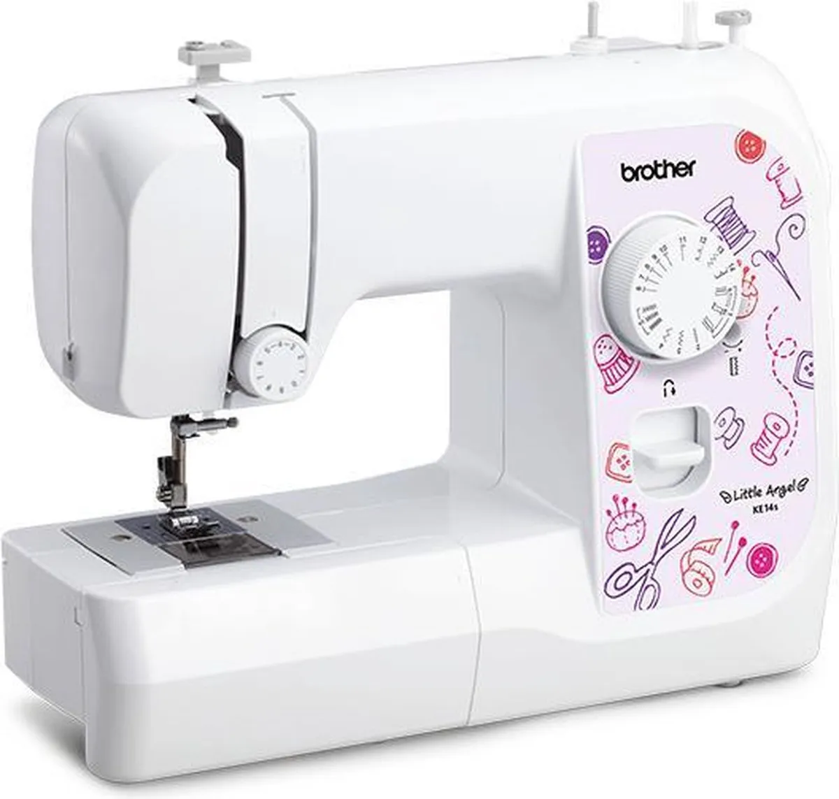 Brother KE14S Naaimachine - 14 Steken Wit