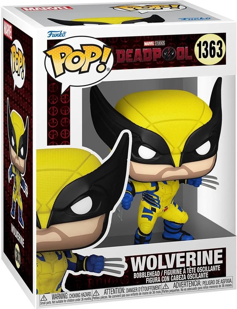 Funko Pop Marvel Deadpool 3 Wolverine #1363