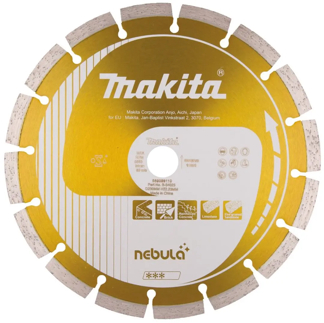 Makita diamant-doorslijpschijf Nebula 230 x 22,23 x 10 mm
