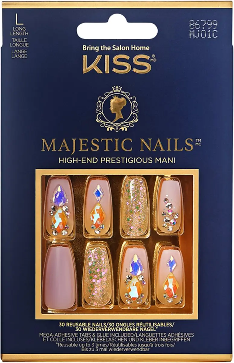 Kiss Kunstnagels Majestic Nails MJ01C x30 L