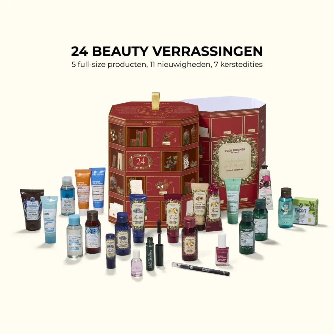Yves Rocher Adventskalender Kersteditie - 24 Stuks Huidverzorging & Make-up - afbeelding 6 van 6