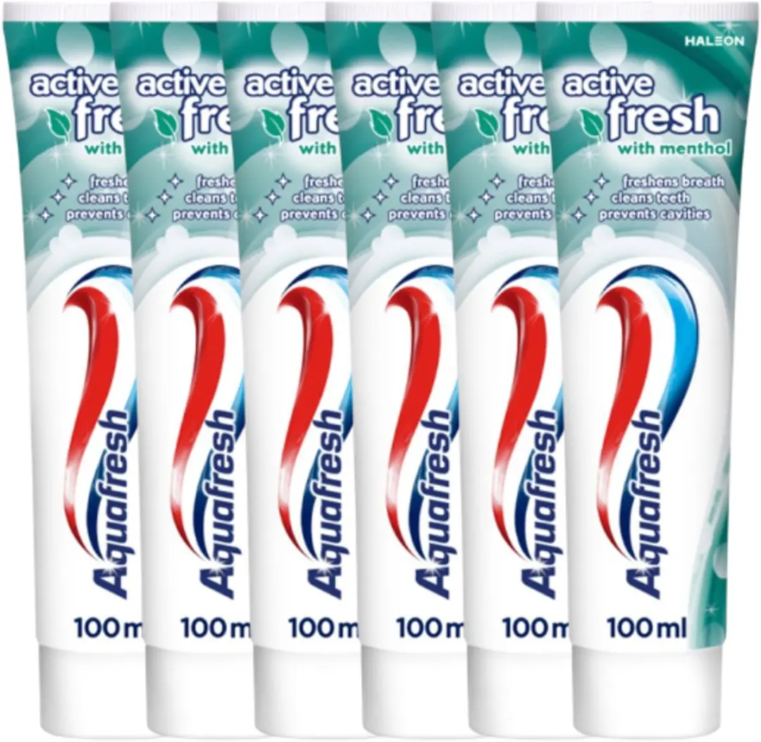 Aquafresh Active Fresh Tandpasta 6x100ml