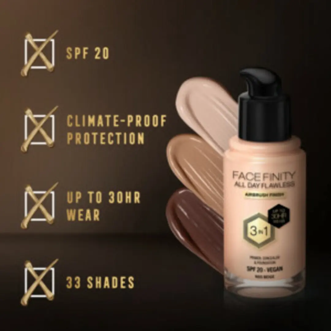 Max Factor Facefinity Foundation N55 Beige - 2x34ml