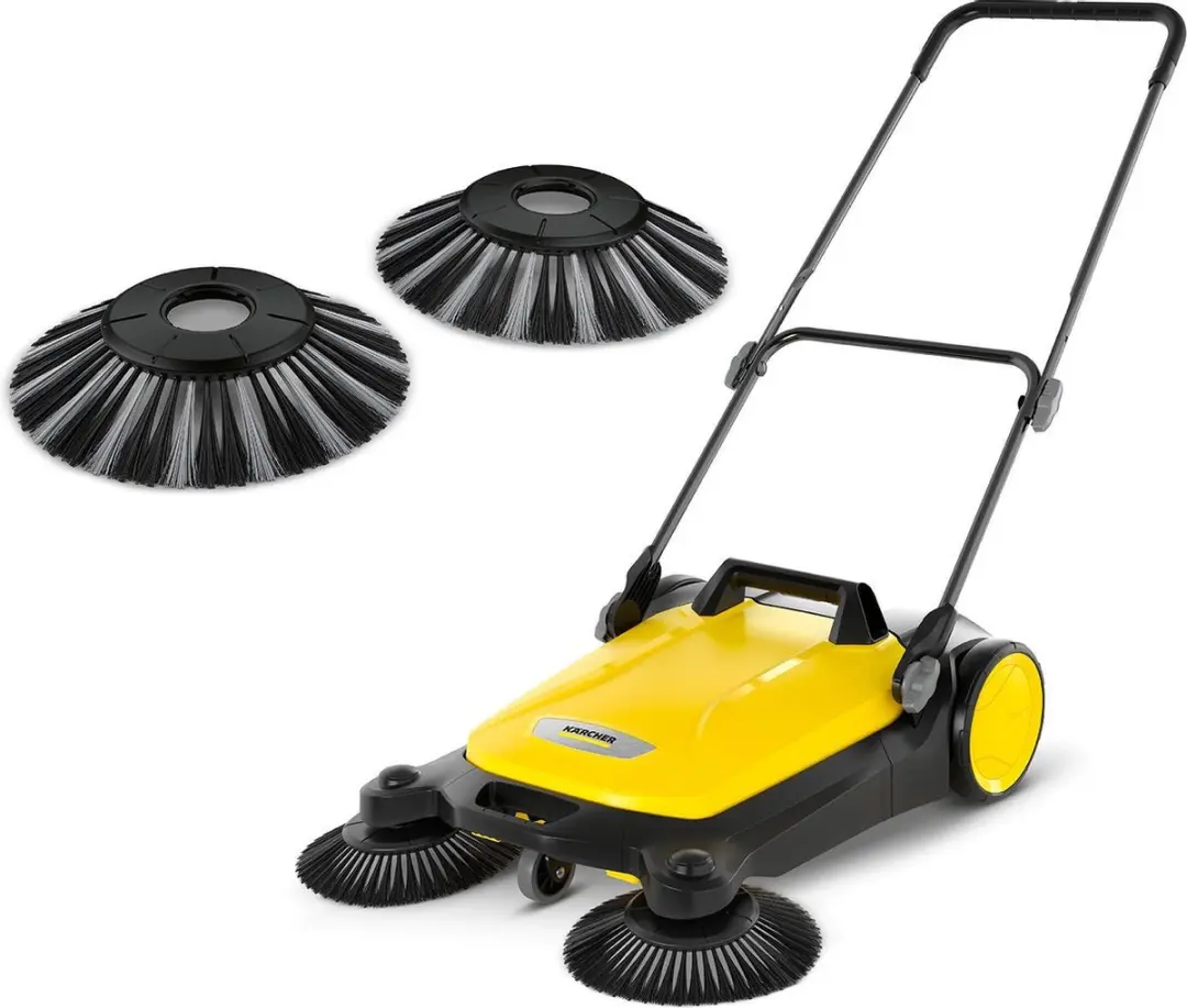Kärcher S 4 Twin + Veegborstels nat vuil