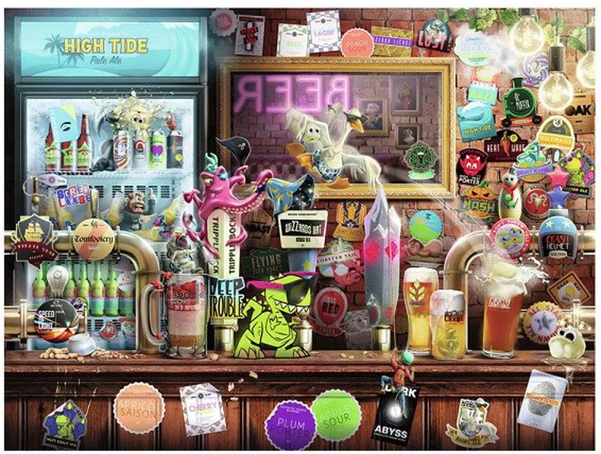 Ravensburger Legpuzzel Ambachtelijke Bieren 1500 Stuks - Multicolor