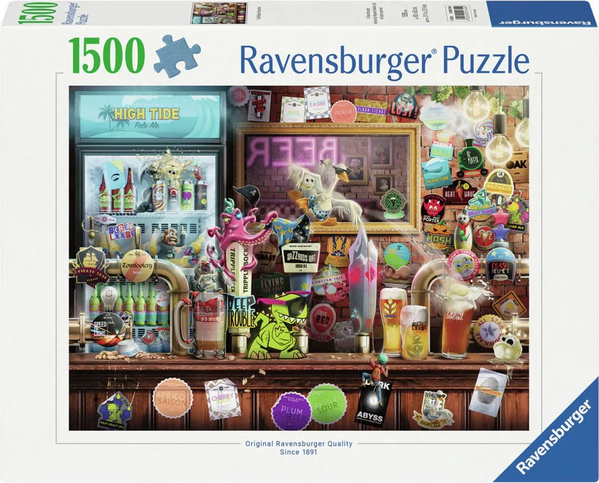 Ravensburger Legpuzzel Ambachtelijke Bieren 1500 Stuks - Multicolor