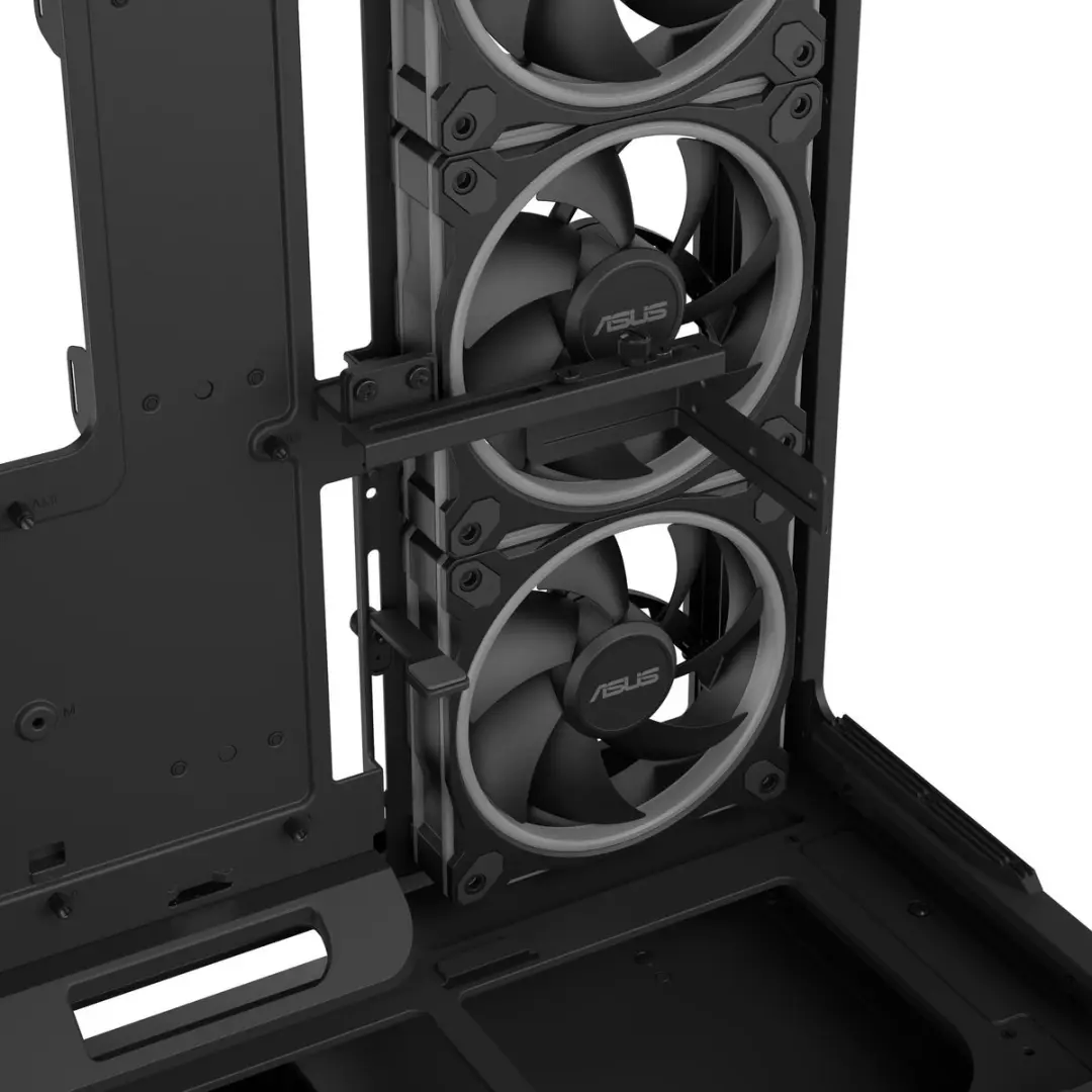 ASUS Prime AP304 TG ARGB PC Behuizing - 4 ARGB Ventilatoren - Zwart - afbeelding 6 van 6