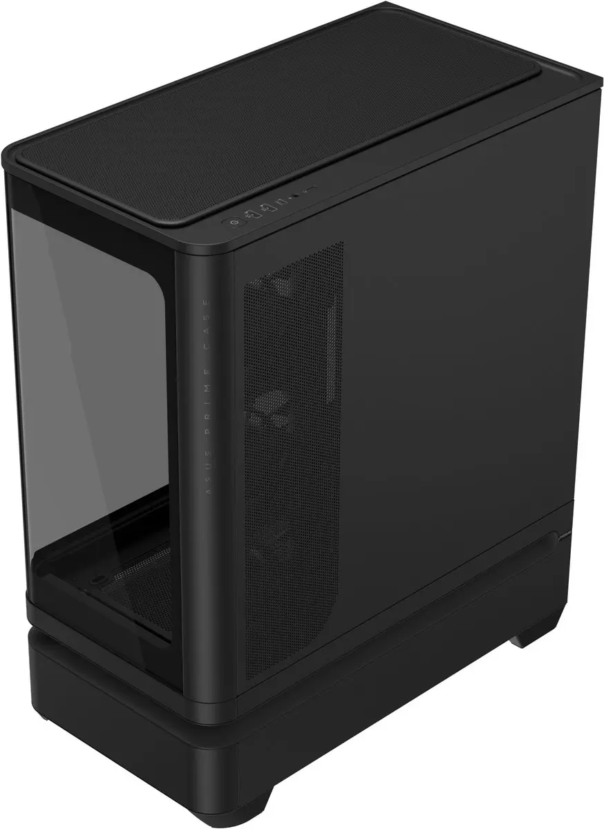 ASUS Prime AP304 TG ARGB PC Behuizing - 4 ARGB Ventilatoren - Zwart