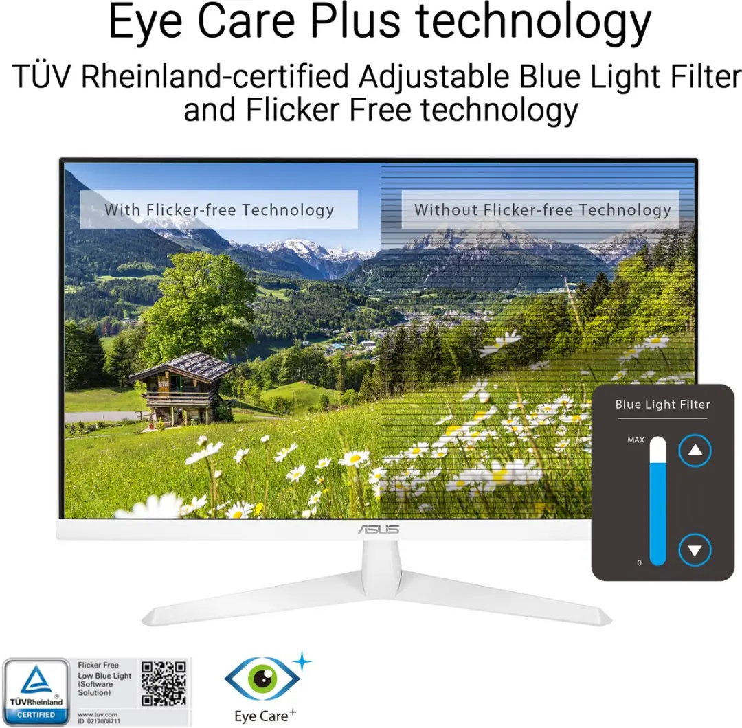 ASUS VY249HGR-W Eye Care Monitor 24