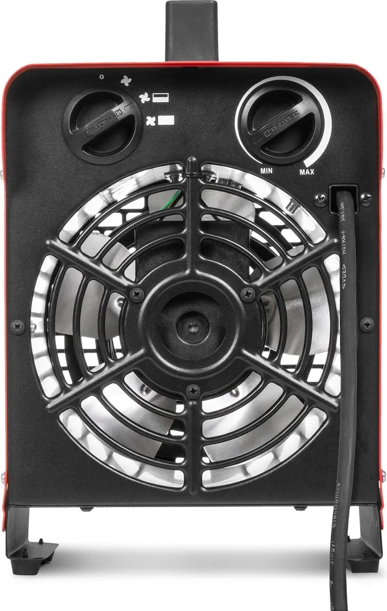 Trotec TDS 19 E Heteluchtblower 3000W - Rood - afbeelding 6 van 6