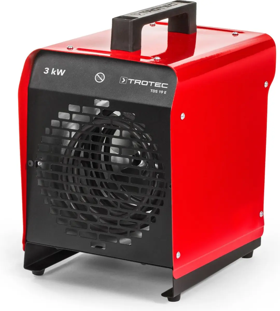 Trotec TDS 19 E Heteluchtblower 3000W - Rood - afbeelding 3 van 6
