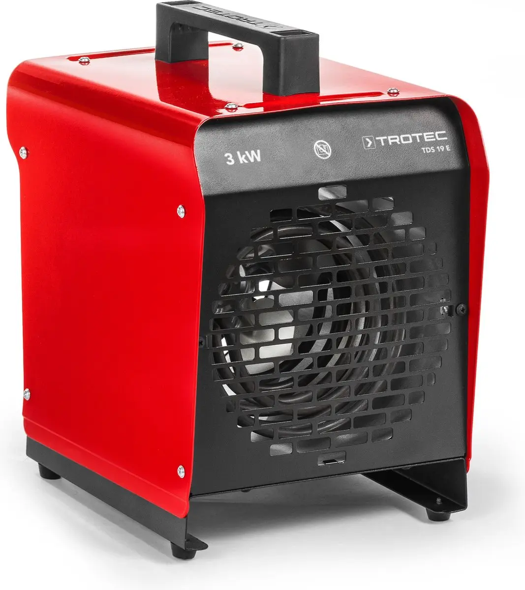 Trotec TDS 19 E Heteluchtblower 3000W - Rood - afbeelding 5 van 6