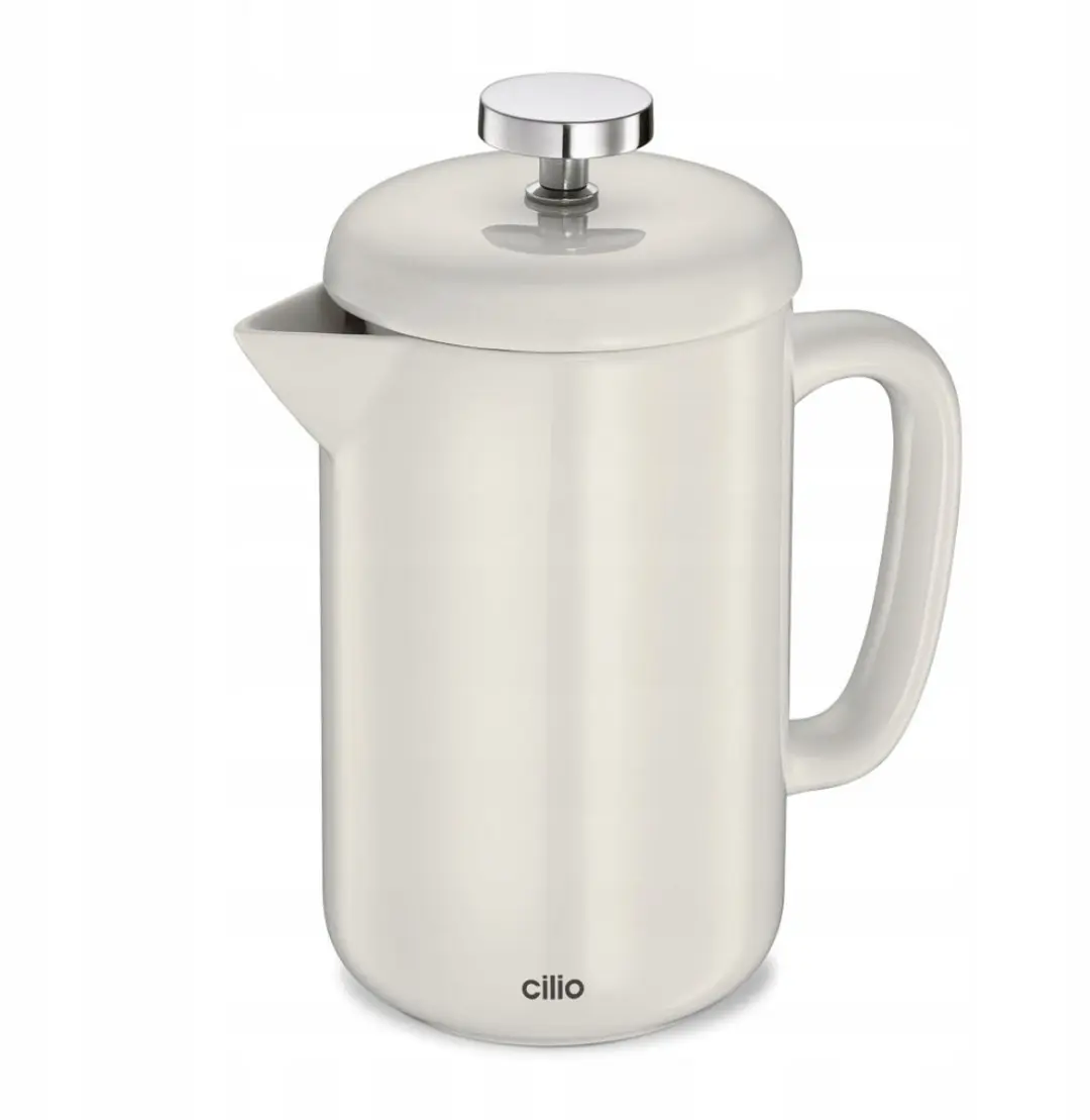 Cilio Porseleinen Cafetière Bianca 0,5L