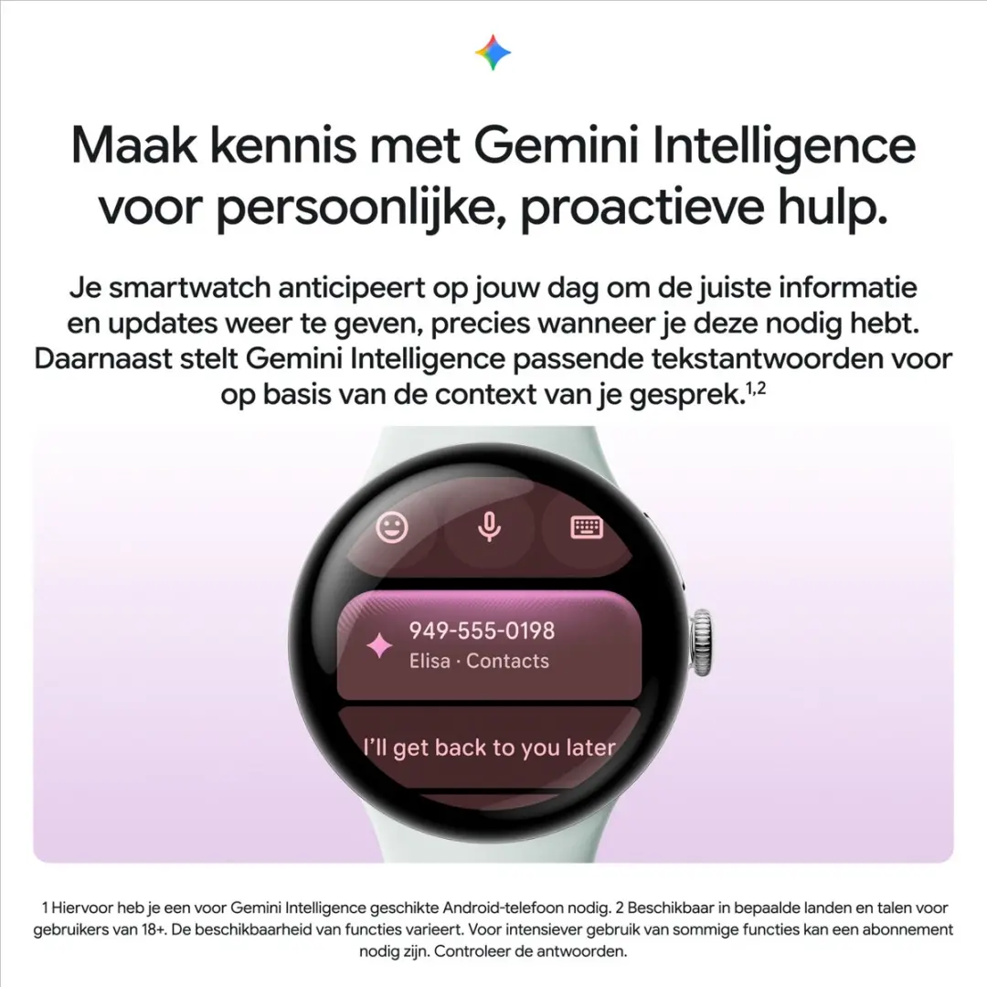 Google Pixel Watch 5 - 45mm - Zwart - afbeelding 6 van 6