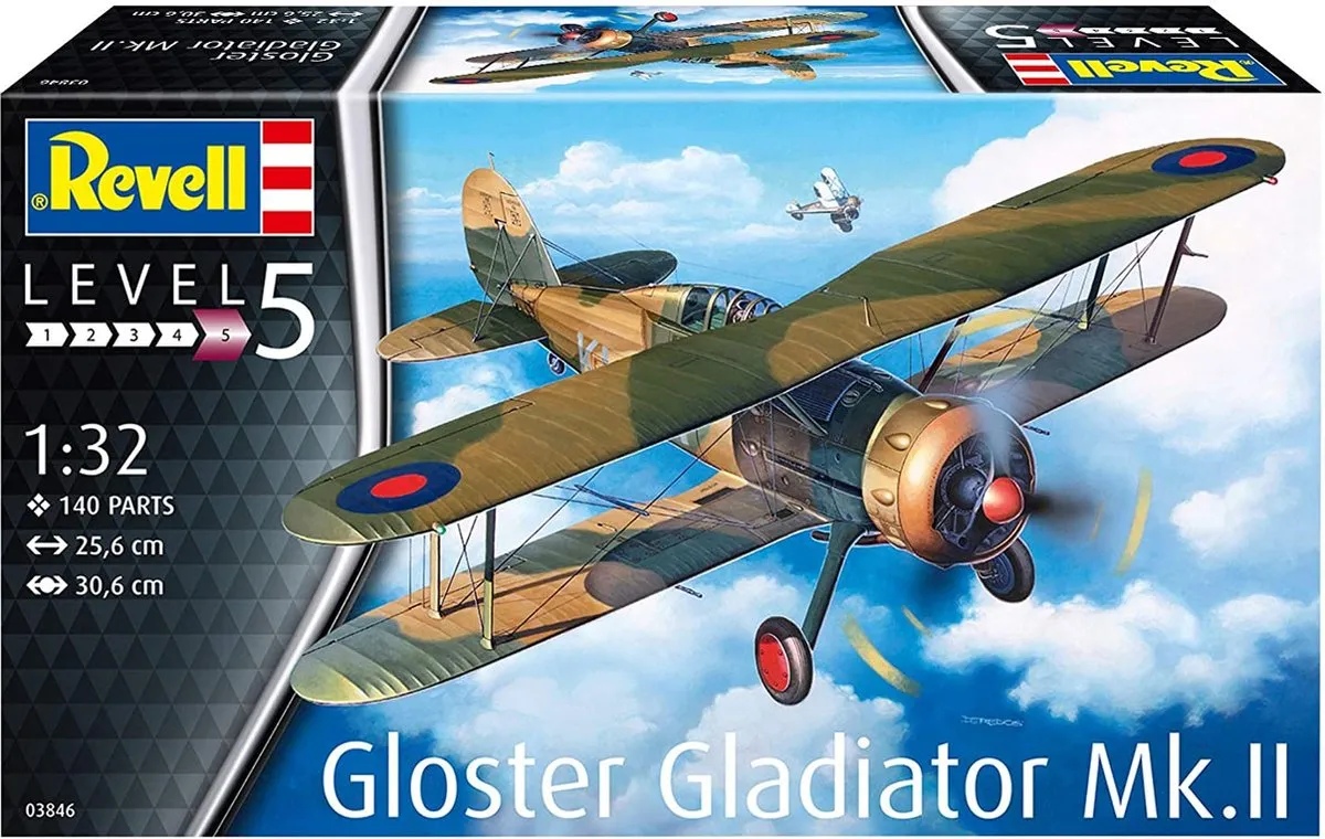 Revell 03846 Gloster Gladiator Mk. II Modelbouwpakket - 1:32 - Multi