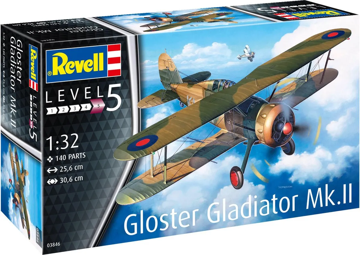 Revell 03846 Gloster Gladiator Mk. II Modelbouwpakket