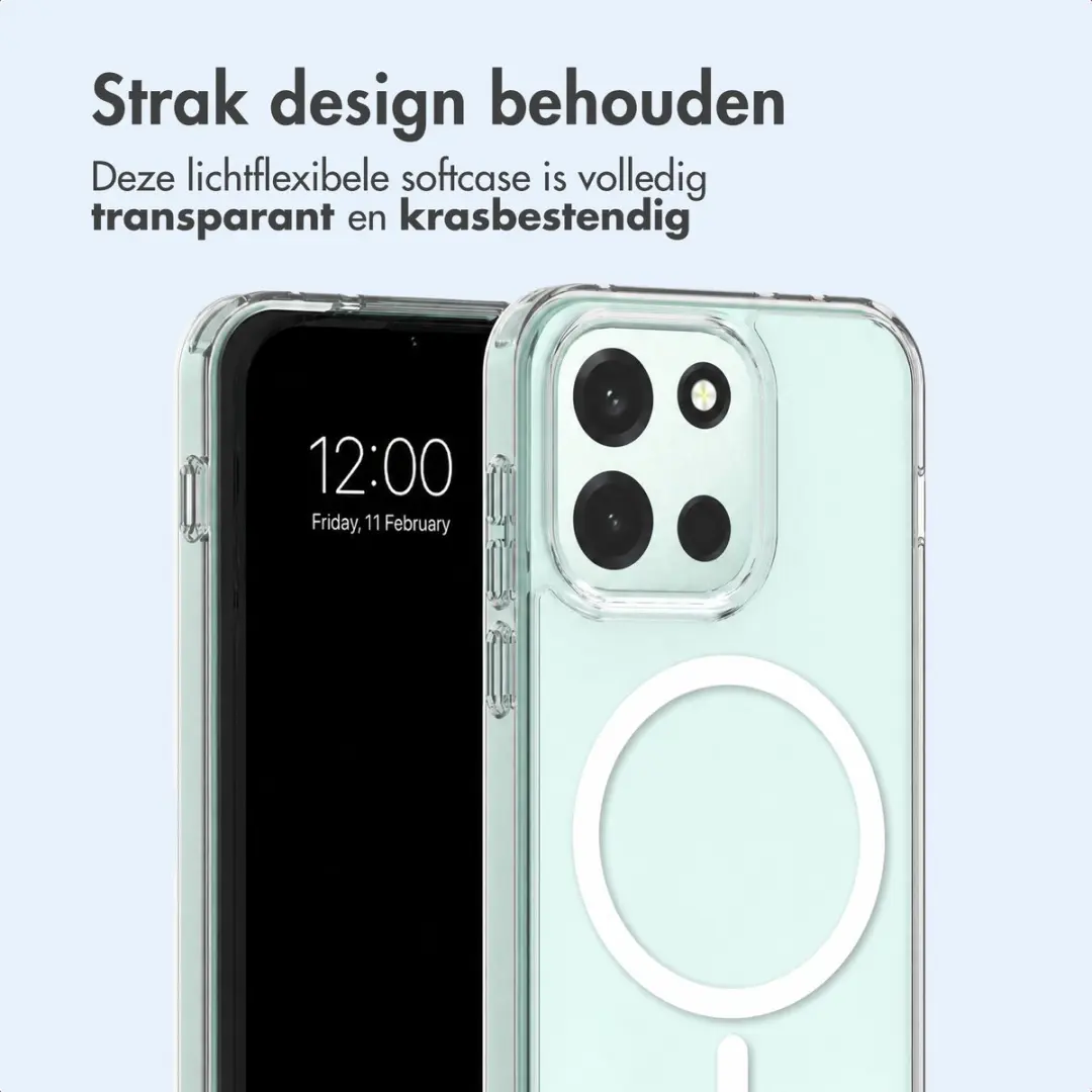 imoshion Hoesje OnePlus Nord 6 - Transparant met MagSafe Ring - afbeelding 5 van 6