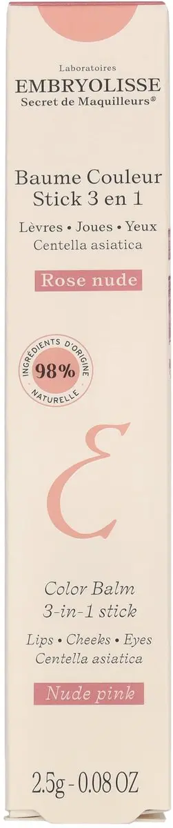 Embryolisse Balm Pink Nude 3-in-1 Stick - 2g