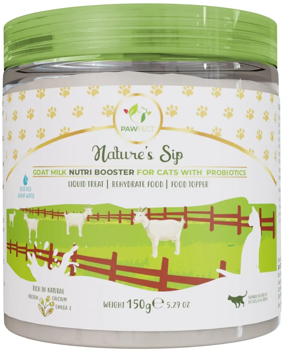 Pawfect Geitenmelk voor de kat Nutri Booster 150 gr.
