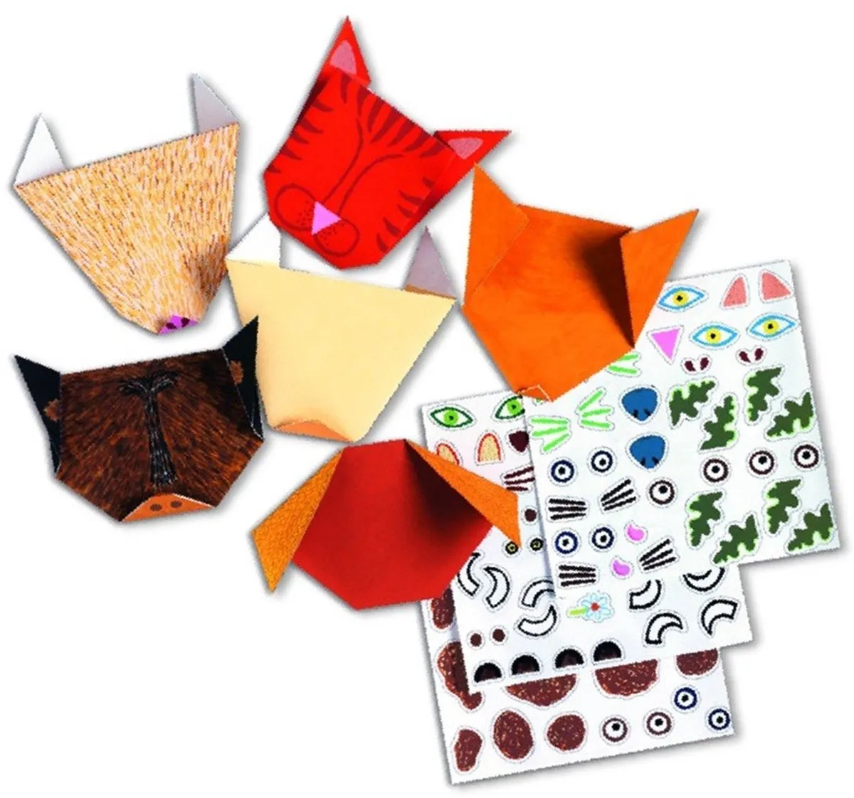 Djeco Origami Dieren - Multicolor