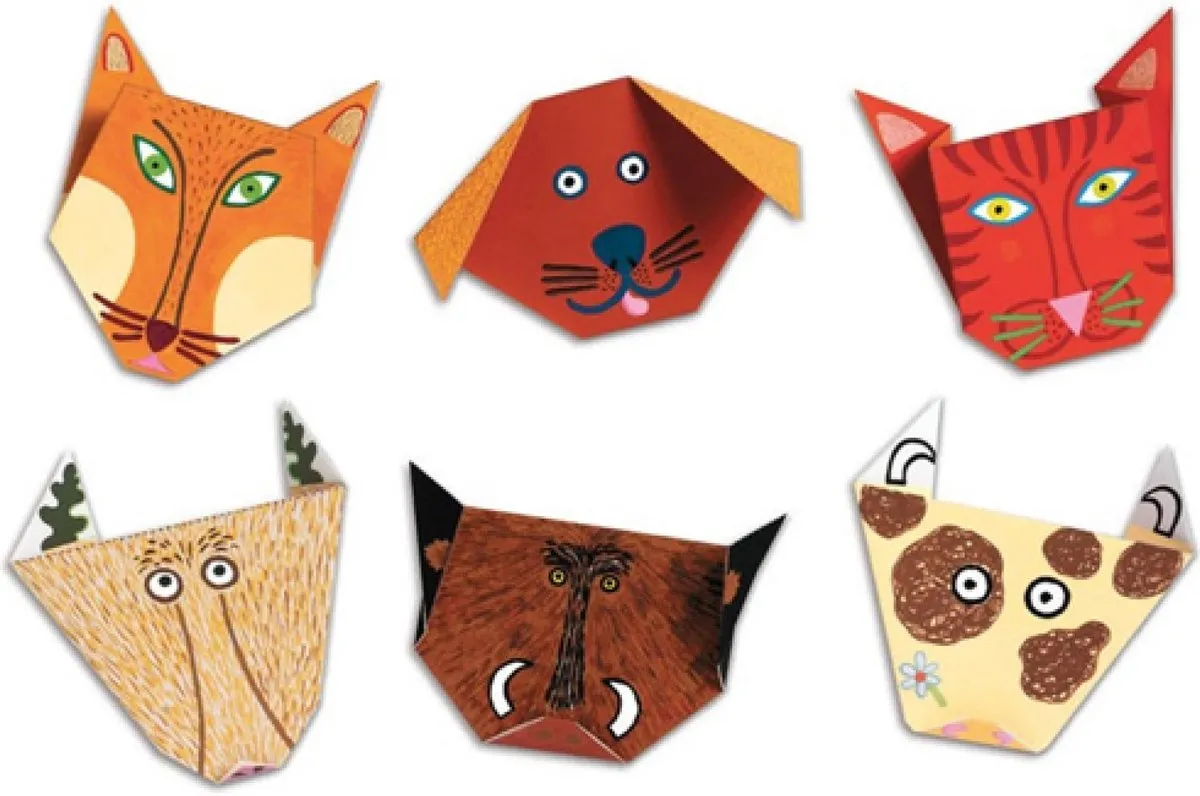 Djeco Origami Dieren - Multicolor - afbeelding 6 van 6