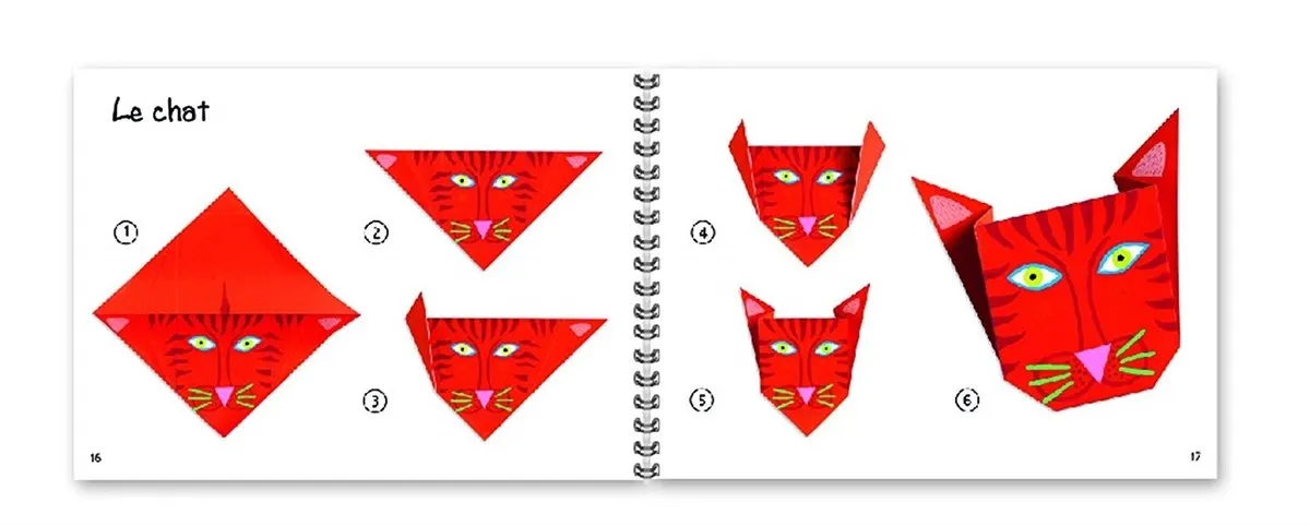 Djeco Origami Dieren - Multicolor