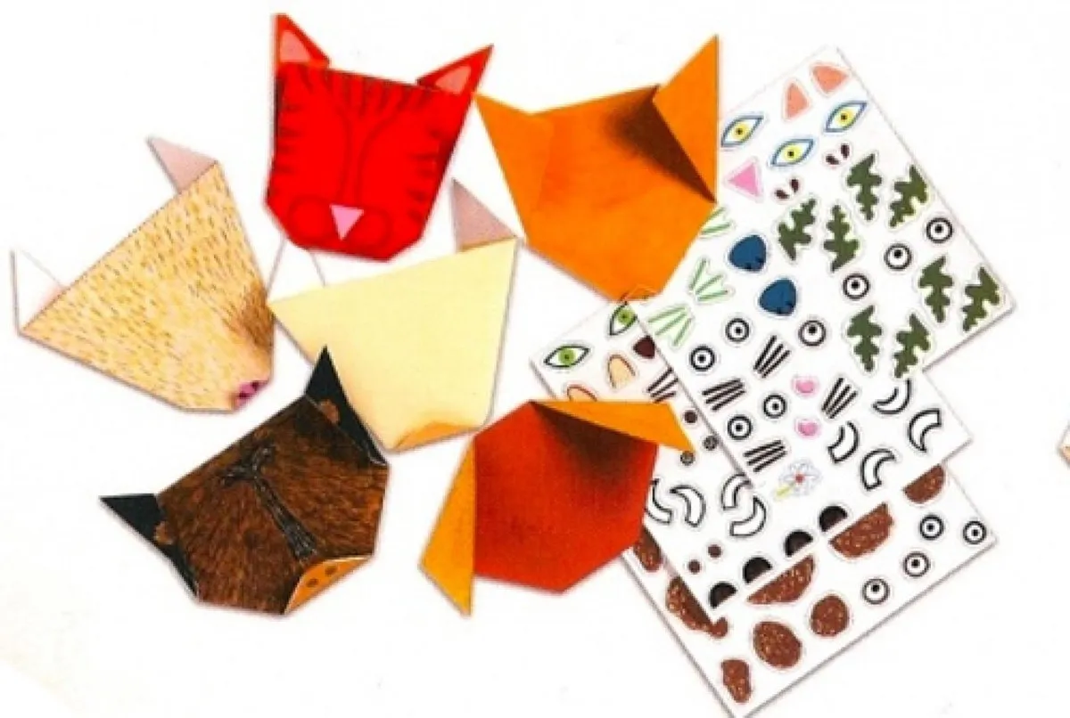 Djeco Origami Dieren - Multicolor