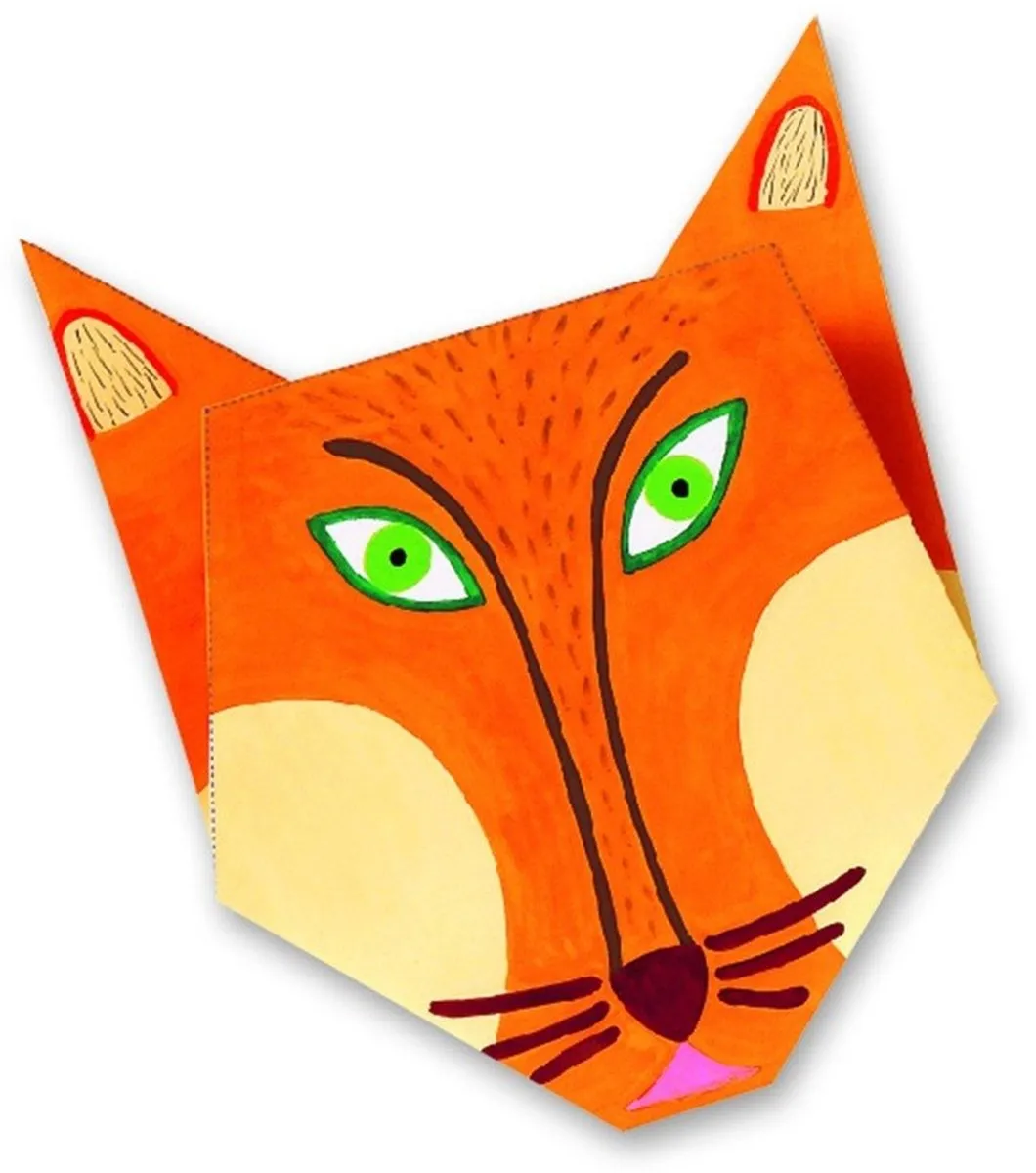 Djeco Origami Dieren - Multicolor