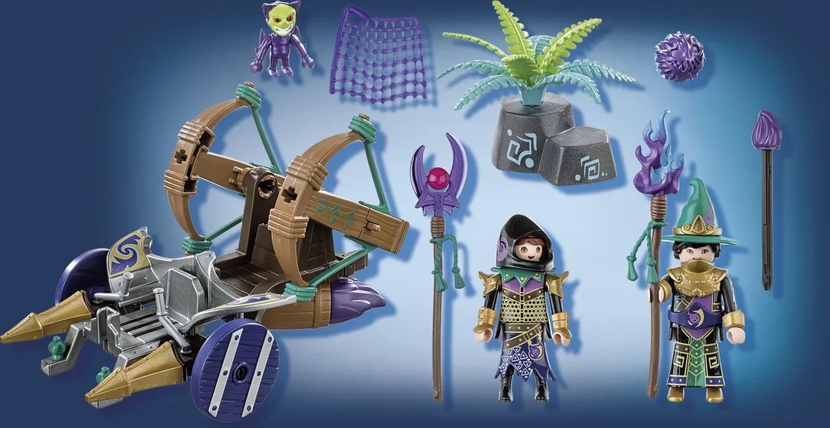 Playmobil Novelmore Violet Vale Demonen-vangwagen 70748 - Multicolor