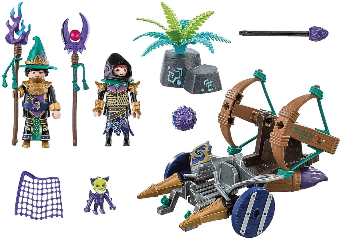 Playmobil Novelmore Violet Vale Demonen-vangwagen 70748 - Multicolor