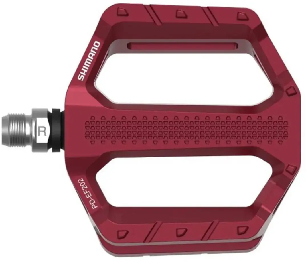 Shimano PD-EF202 Flat Pedalen - Rood - afbeelding 3 van 6