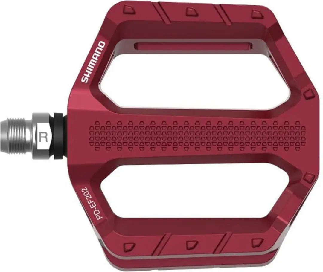 Shimano PD-EF202 Flat Pedalen - Rood - afbeelding 2 van 6