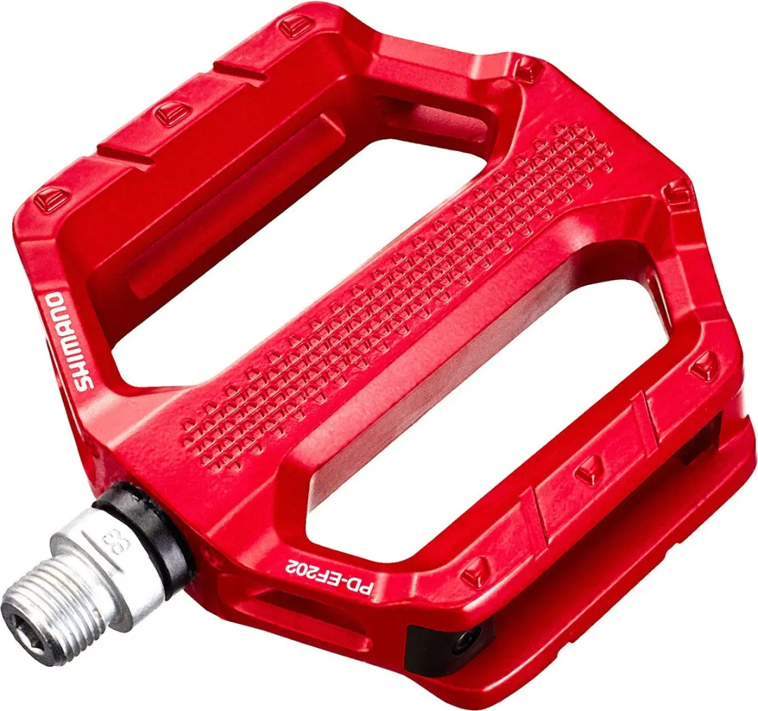 Shimano PD-EF202 Flat Pedalen - Rood - afbeelding 4 van 6