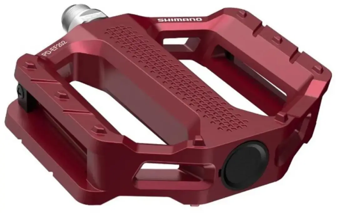 Shimano PD-EF202 Flat Pedalen - Rood - afbeelding 6 van 6