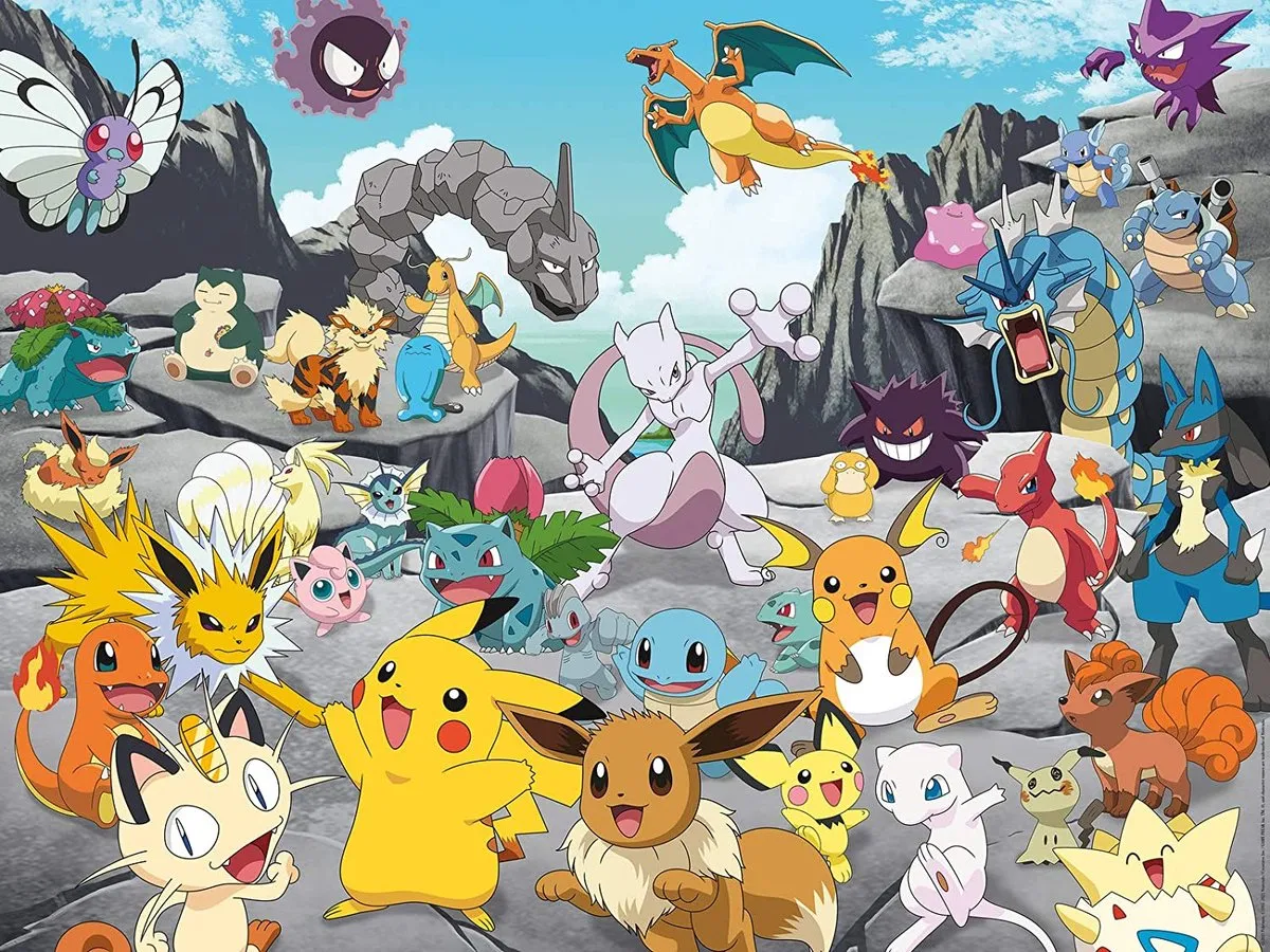 Ravensburger Pokémon Classics Puzzel 1500 Stuks - Multicolor