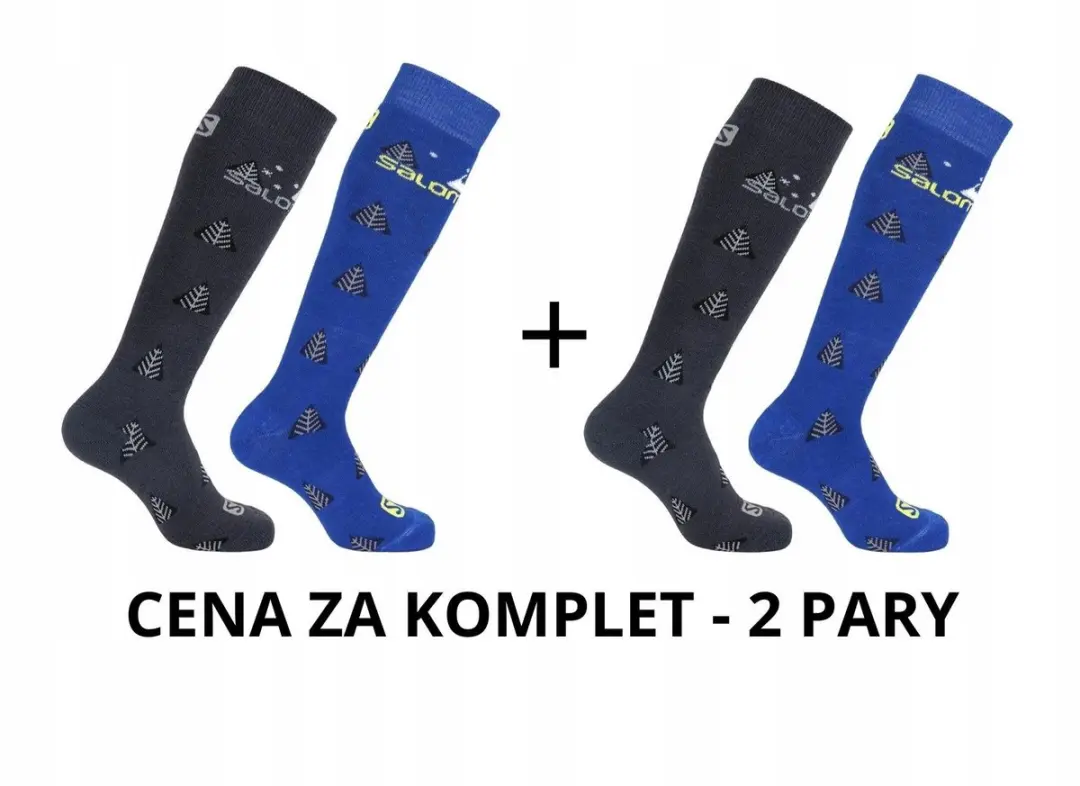 Salomon Kinder Skisokken Junior 2 Paar Wol Merino Maat 23-26