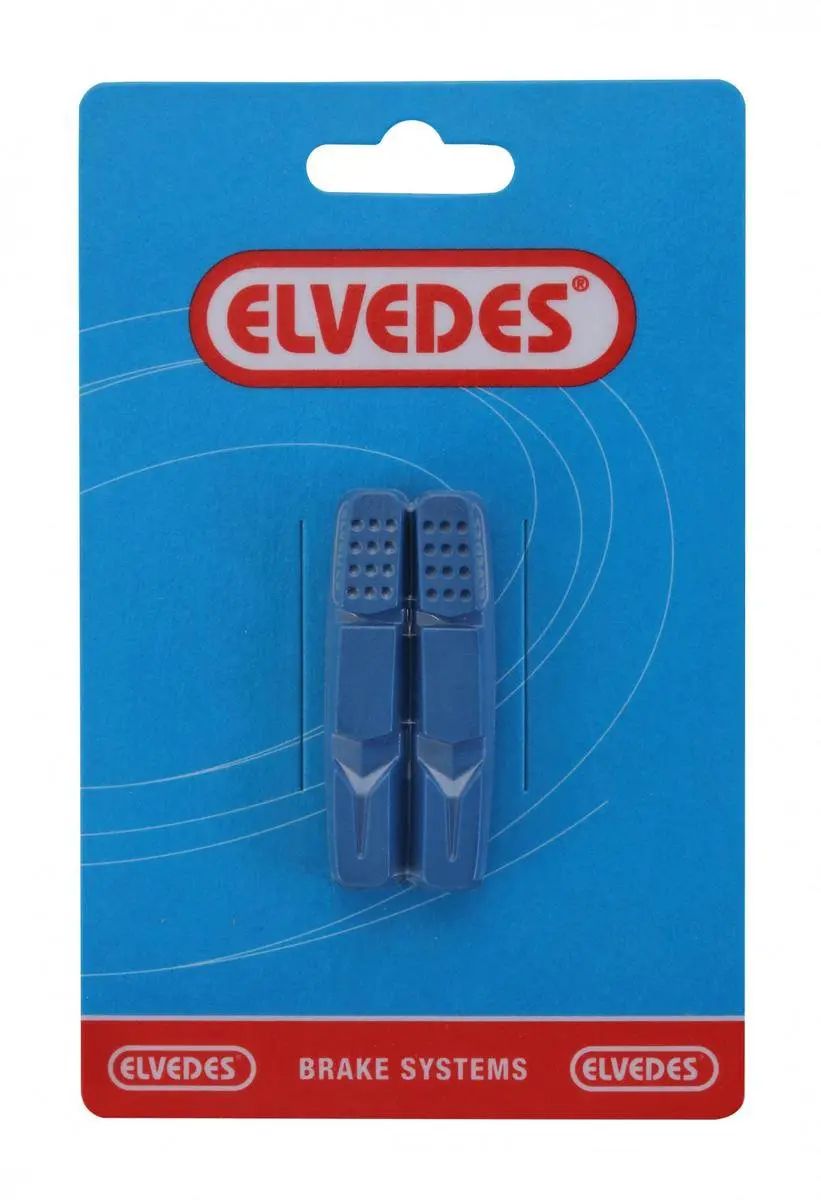 Elvedes Remblokrubbers Cantilever 55x10mm - Blauw - 2 Stuks - afbeelding 3 van 4