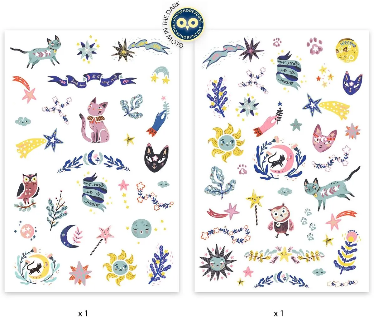 Djeco Tatoeages Zoete Dromen - Multicolor - afbeelding 6 van 6