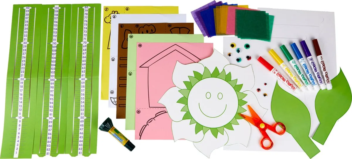 Crayola Mini Kids Knutselset - 50 Stuks - Veelkleurig