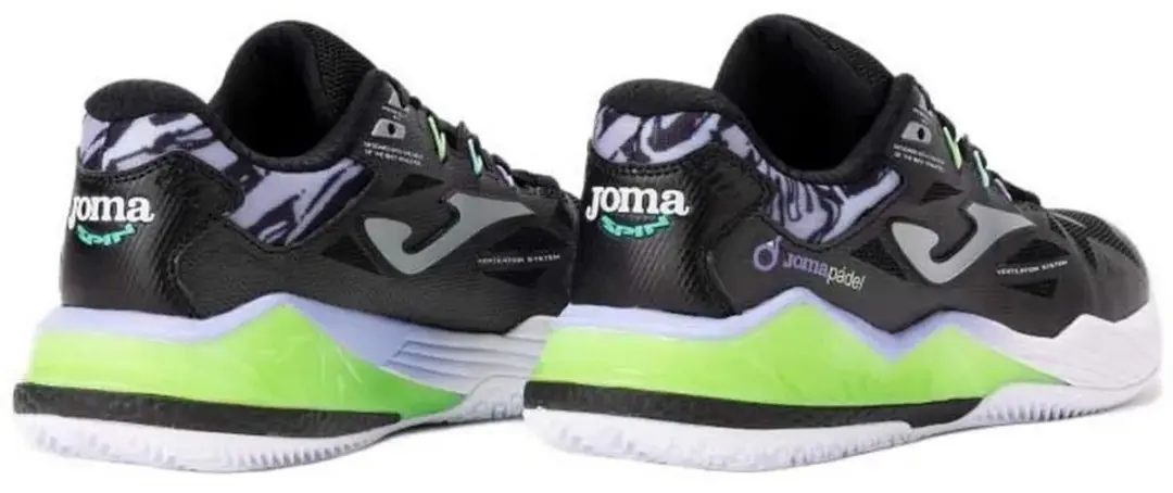 Joma Spin Padel Vrouw - 38.5 - Zwart - afbeelding 3 van 4